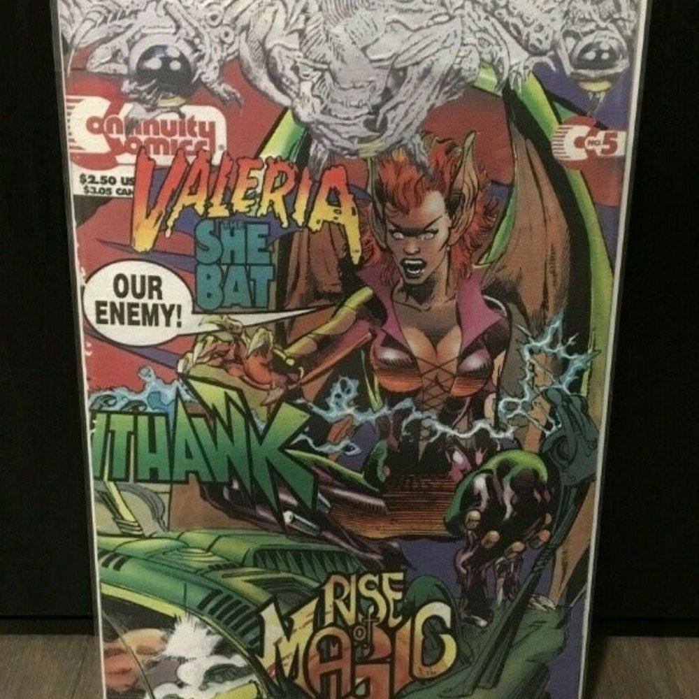 Armor #5 Rise of Magic Crossover Valeria She-Bat Art Continuity Comics 1993